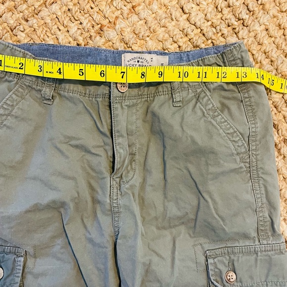 Lucky Brand 14 Green Boys cargo Shorts - Picture 4 of 5